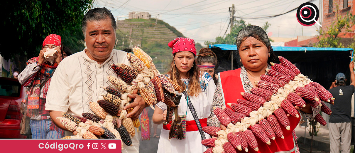 El municipio de Corregidora celebró el Día Nacional del Maíz. Foto: Especial