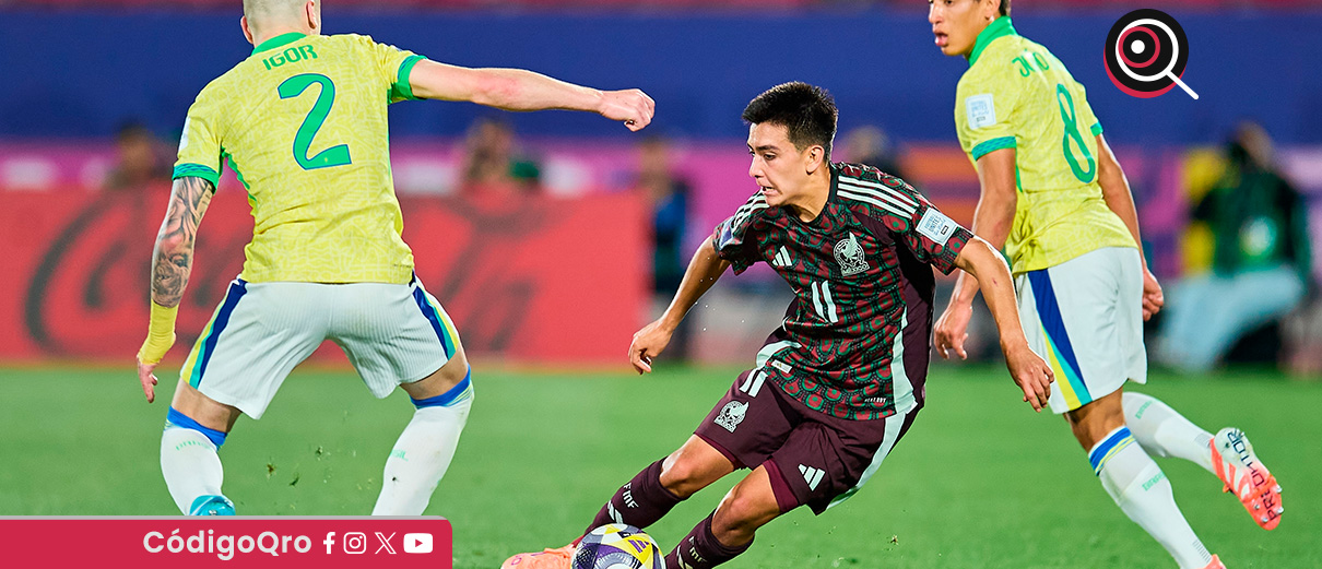 México empató 2-2 contra Brasil en el inicio del Mundial Sub-20. Foto: Mexsport