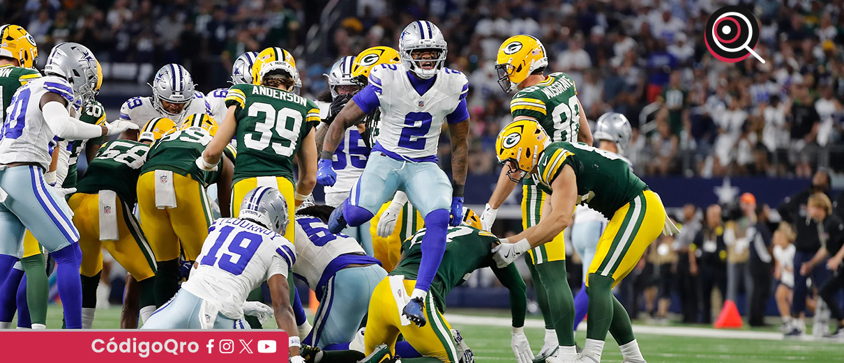 Los Packers y los Cowboys empataron 40-40 en Sunday Night Football.  Foto: Especial