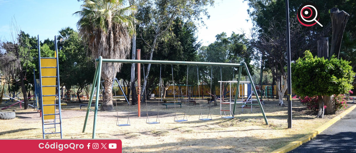 Usuarios de Los Alcanfores piden que la instalación del paradero del tren México-Querétaro en el parque no afecte la dinámica, tranquilidad y naturaleza del lugar / Foto: Mónica Gordillo