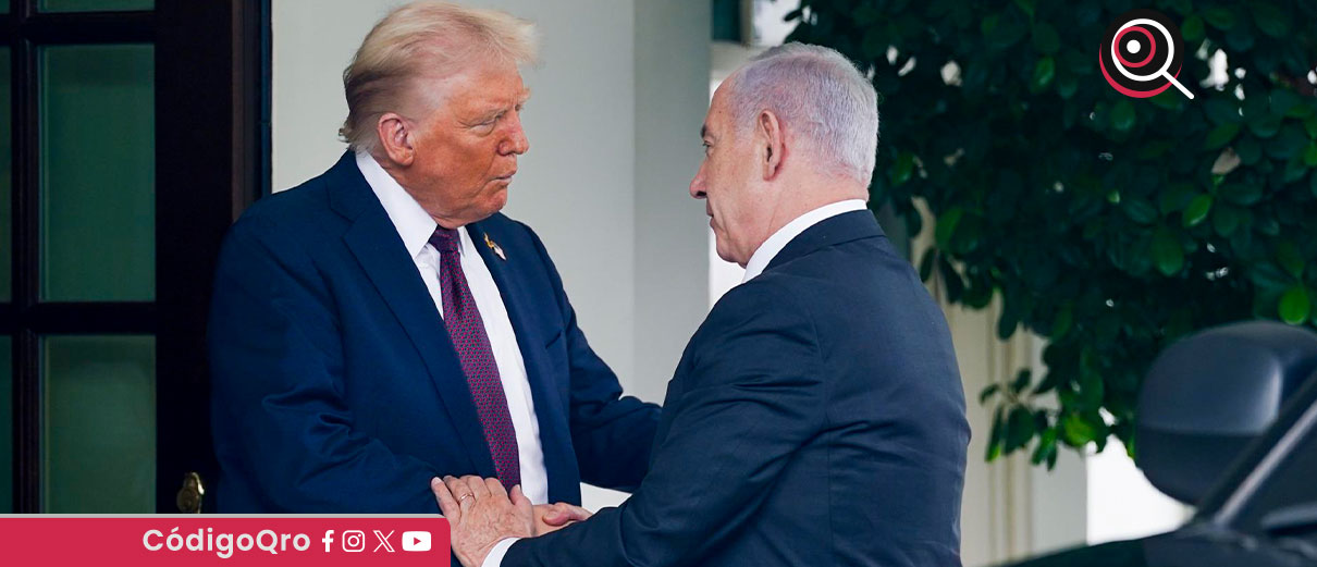Trump y Netanyahu abordarán un plan impulsado por Washington que contempla declarar un alto el fuego permanente en Gaza / Foto: Cortesía