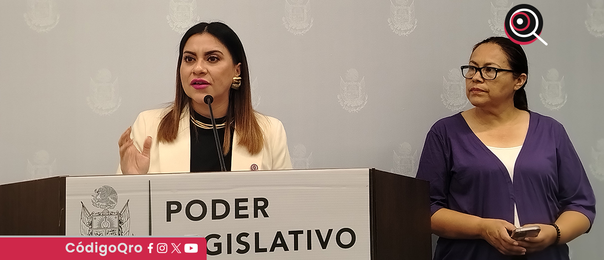 La activista Olimpia Coral lamentó los niveles de violencia digital en Querétaro. Foto: Olivia Arredondo