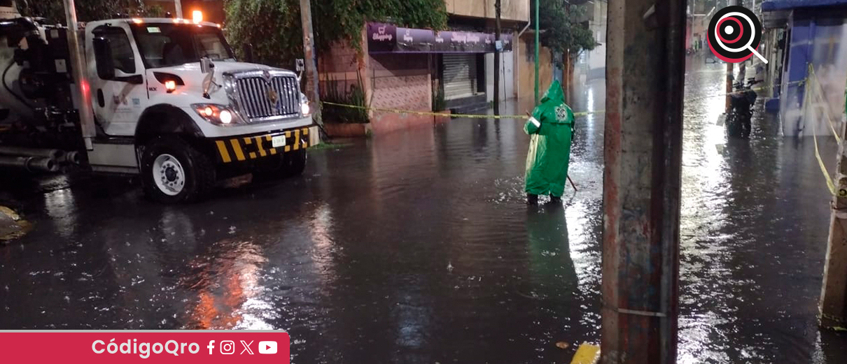 La lluvia torrencial del fin de semana dejó por lo menos 2 mil viviendas afectadas en la Ciudad de México. Foto: Especial