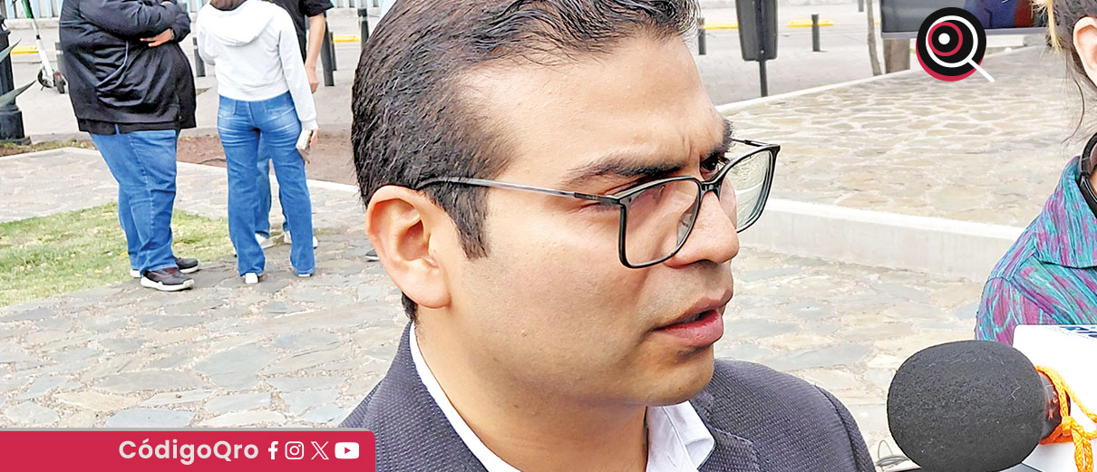 El dirigente reiteró que, en los recorridos que realiza en los municipios, la ciudadanía pide que, en el estado, el PAN no vaya en alianza con el PRI en las elecciones de 2027 / Foto: Mónica Gordillo