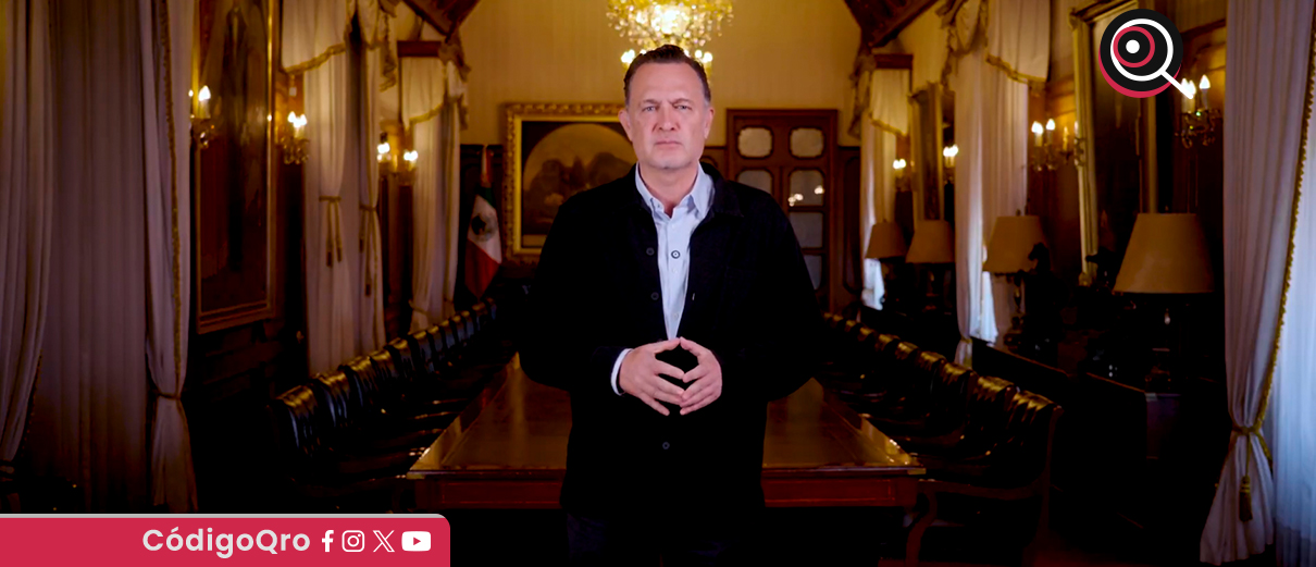 El gobernador de Querétaro, Mauricio Kuri, concluyó la presentación de su cuarto informe de gobierno. Foto: Especial