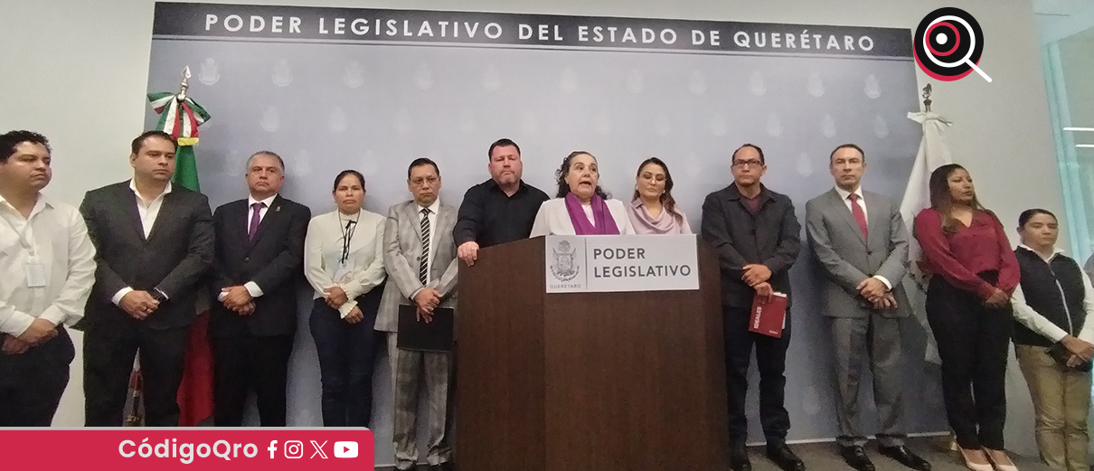 Morena y PT demandaron que el PVEM respalde el proyecto político de la 4T en Querétaro. Foto: Olivia Arredondo
