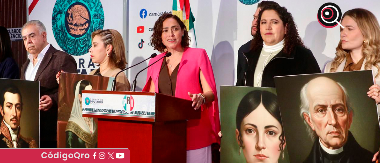 La diputada federal del PRI, Abigail Arredondo, planteó reformar la Ley sobre el Escudo, la Bandera y el Himno Nacionales. Foto: Especial