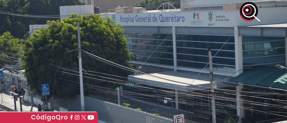 El antiguo Hospital General de Querétaro será demolido, pues un dictamen de la SDUOP arrojó fallas estructurales, informó la oficial Mayor del gobierno del estado / Foto: Archivo CódigoQro