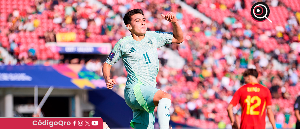 Gilberto Mora marcó un doblete en el empate de México frente a España. Foto: Mexsport