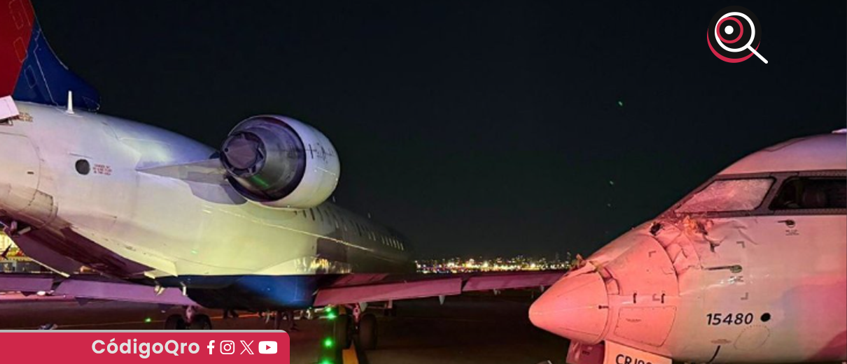 colisionan, aviones, aeropuerto, LaGuardia, Nueva York,