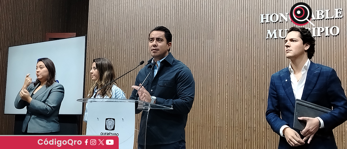 El presidente municipal de Querétaro, Felifer Macías Olvera, pidió diálogo entre los diputados para resolver la disputa en el Congreso Local. Foto: Olivia Arredondo