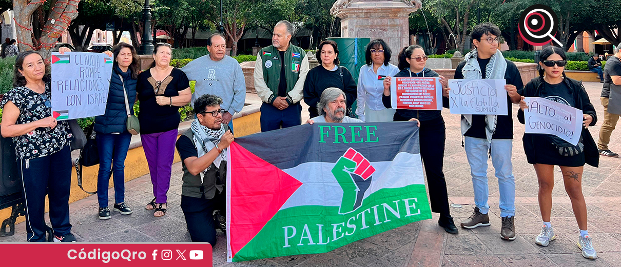 Piden que el Gobierno de México rompa relaciones diplomáticas con el Estado de Israel. Foto: Olivia Arredondo