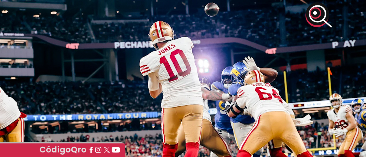 Los 49ers derrotaron a los Rams en tiempo extra. Foto: Especial