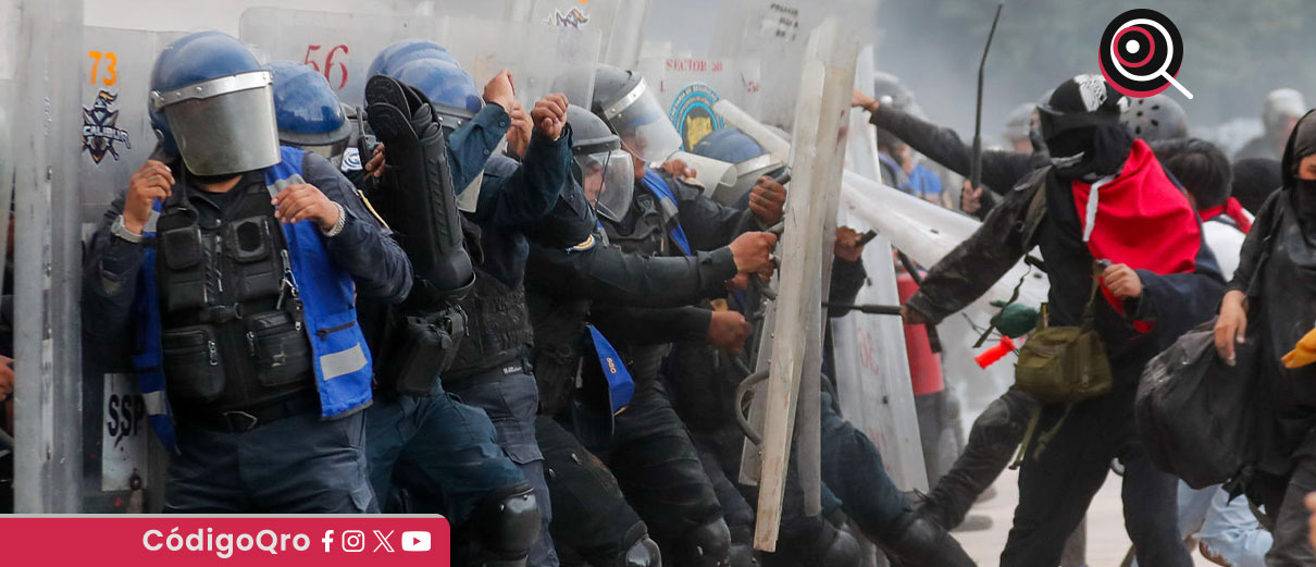 marcha del 2 de octubre, policías, Brugada