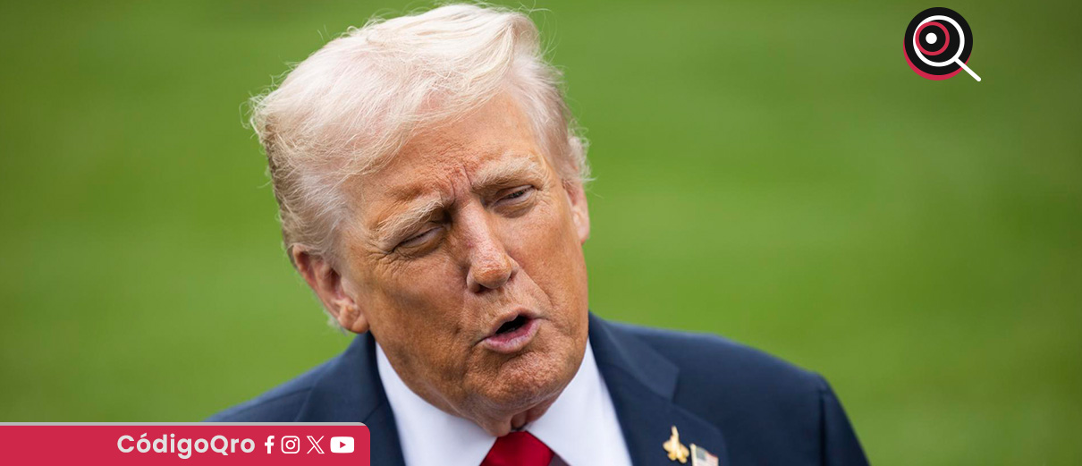 El presidente de Estados Unidos, Donald Trump, acordó con Israel una línea de retirada inicial de la Franja de Gaza. Foto: Agencia EFE