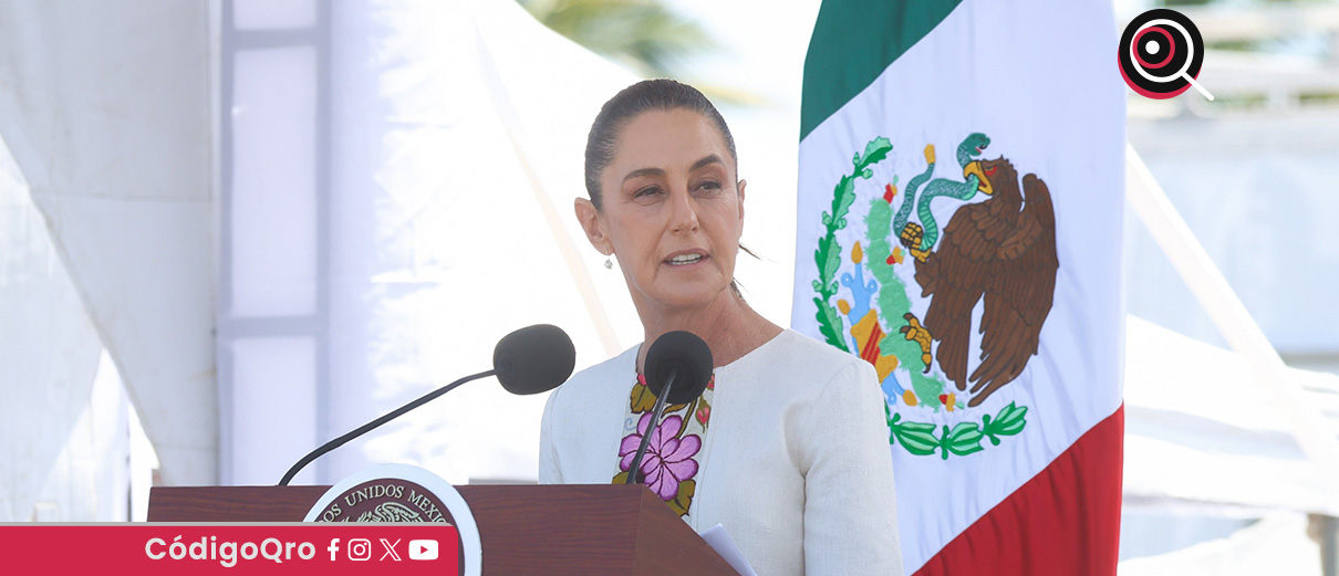 La presidenta Claudi Sheinbaum encabezó la conmemoración de la creación de la Armada de México. Foto: Especial
