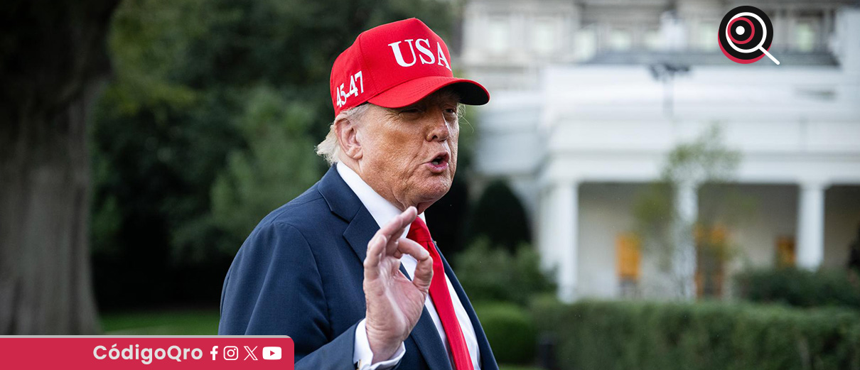 El presidente de Estados Unidos, Donald Trump, lanzó un desafío a California y Oregon. Foto: Agencia EFE
