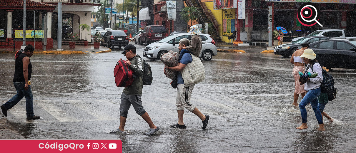 Huracán Priscilla, lluvias