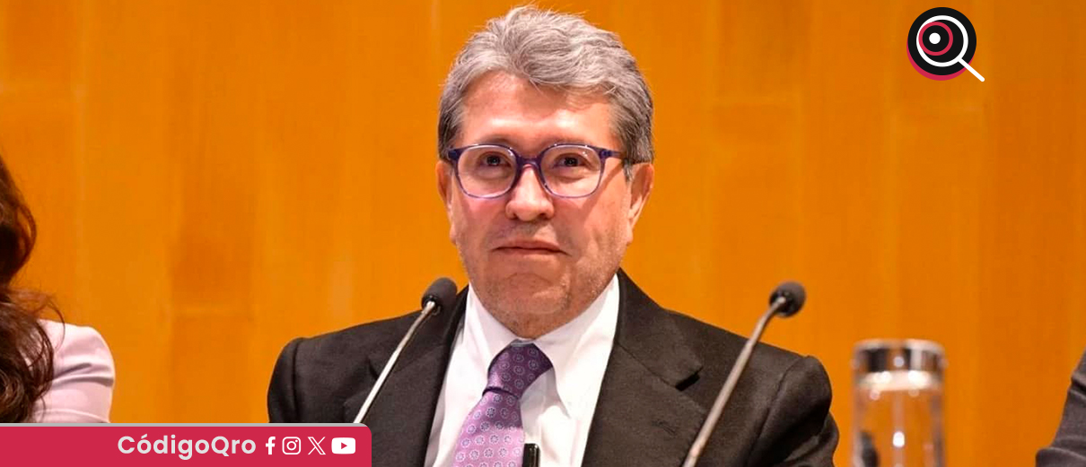El diputado federal de Morena, Ricardo Monreal, apoyó la elección de la nueva Mesa Directiva del Congreso Local. Foto: Especial