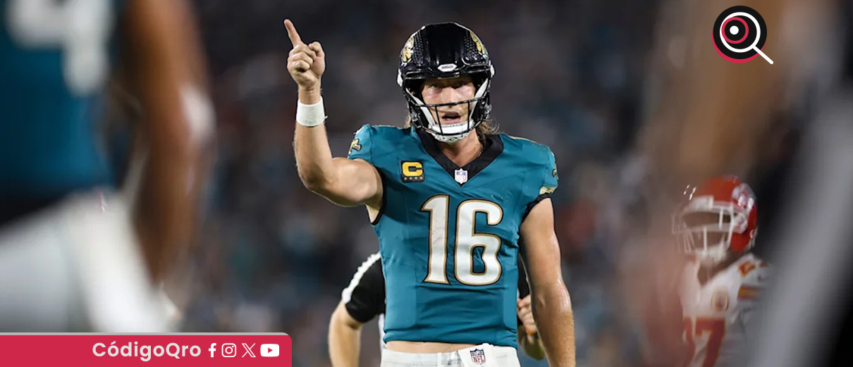 Trevor Lawrence fue la figura en la victoria de Jacksonville sobre Kansas City. Foto: Especial