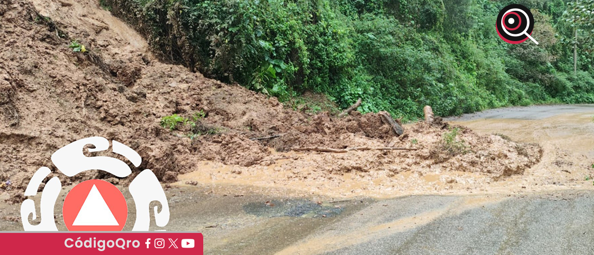 Afectaciones lluvias fuertes Sierra Gorda