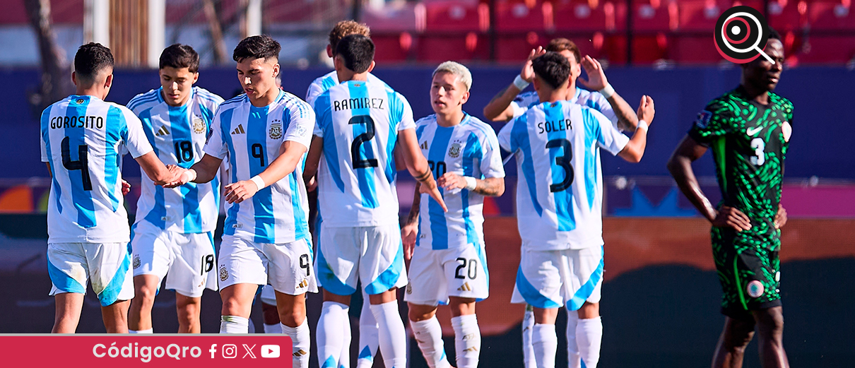Argentina golea a Nigeria