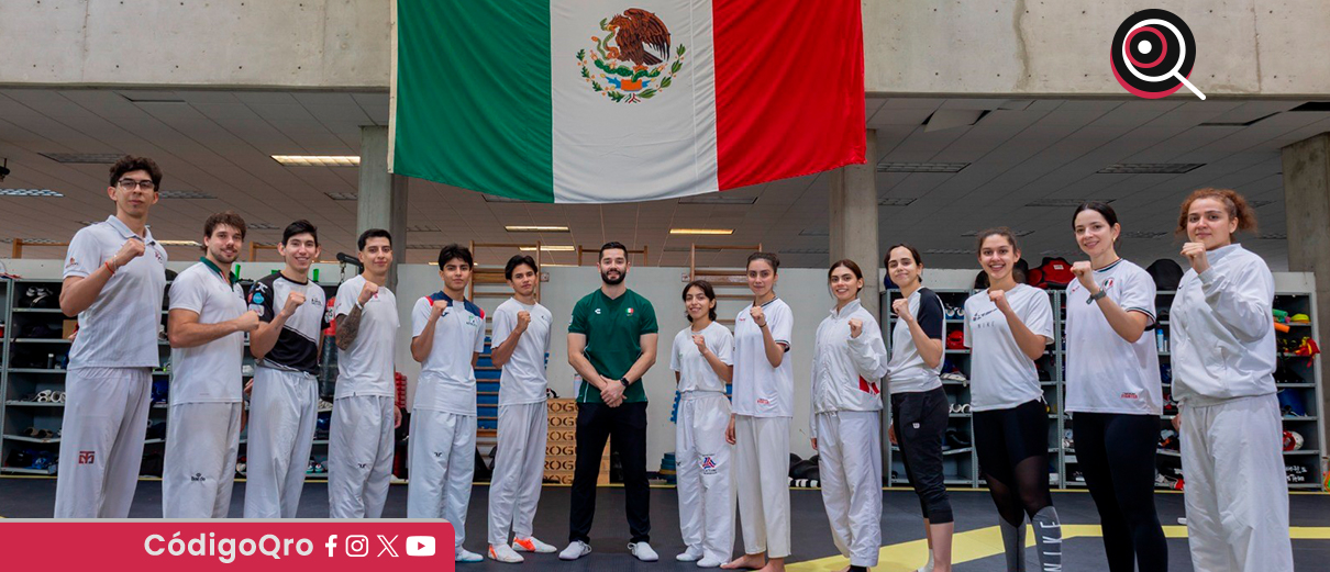 Taekwondoínes mexicanos campamento Corea del Sur