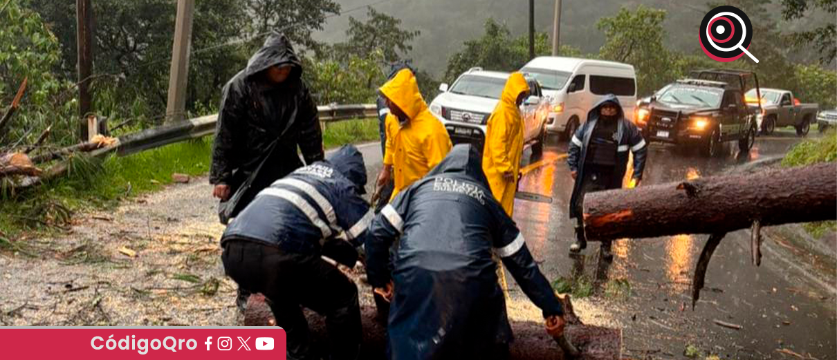 autoridades, evacúan, familias, lluvias, Sierra Gorda,