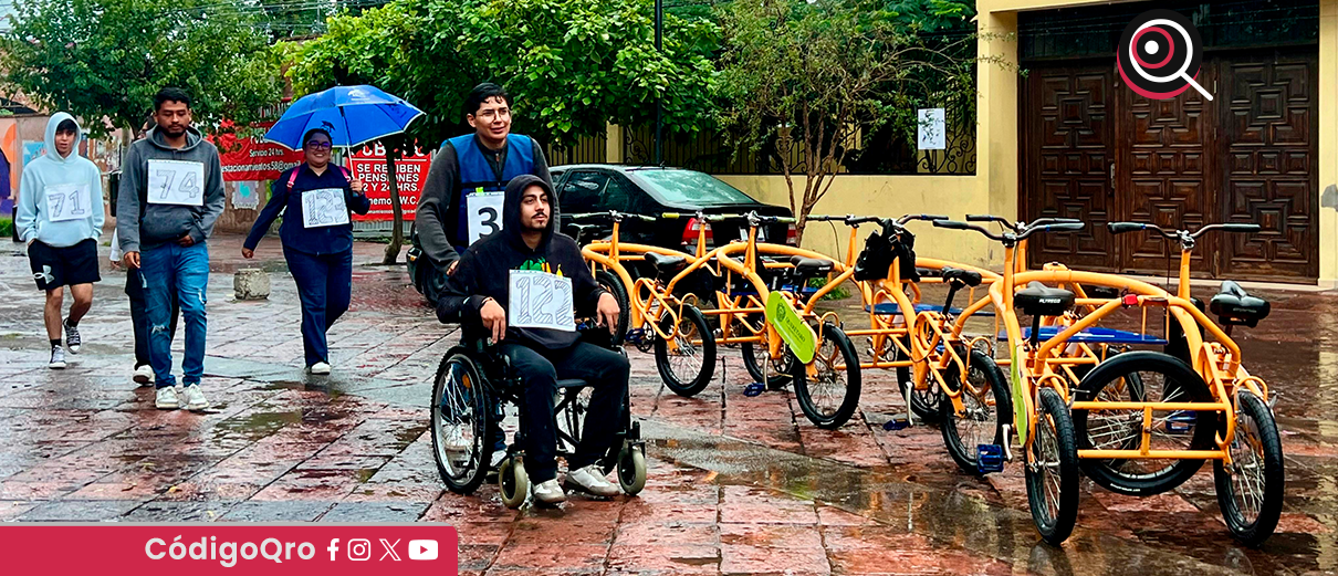 lluvia, ciclistas,