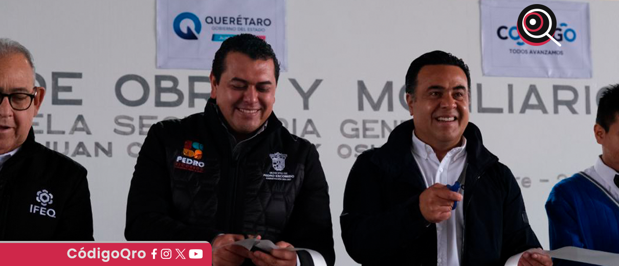mobiliario educativo, secundaria, Pedro Escobedo,