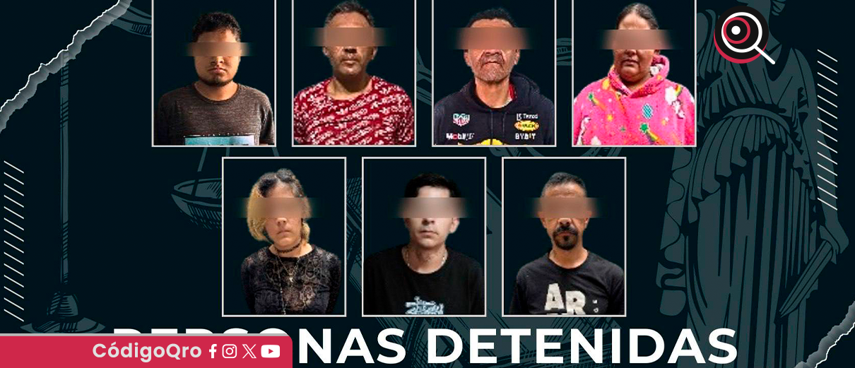 cateos, Zona Metropolitana, 8 detenidos,