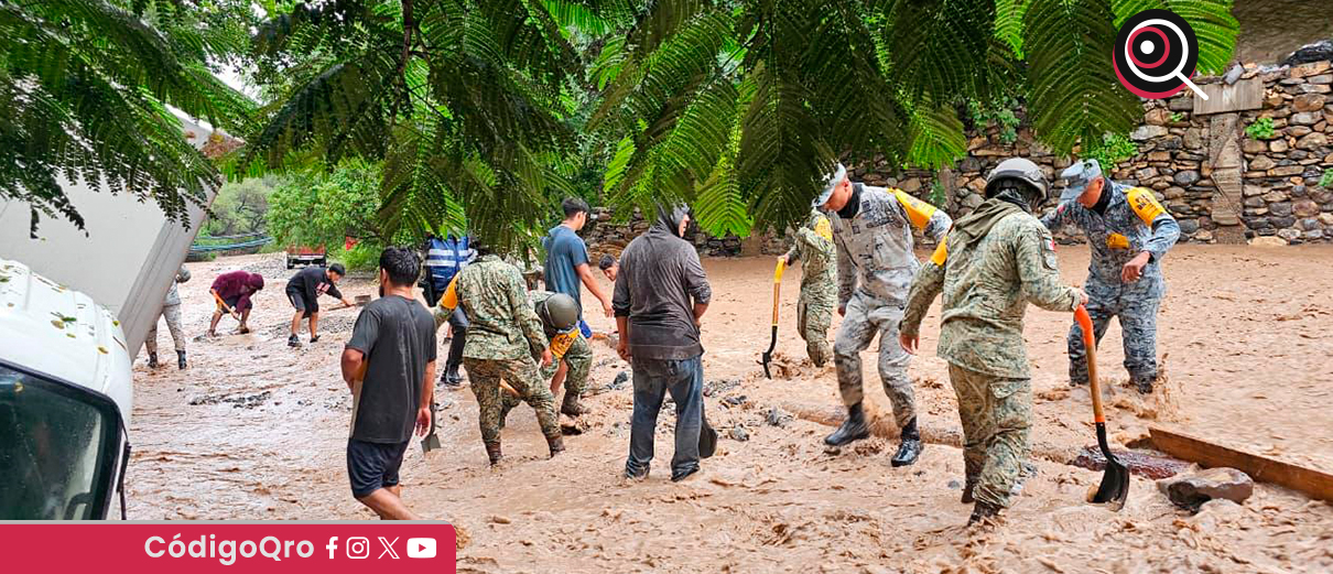 Contingencia lluvias Sierra Gorda