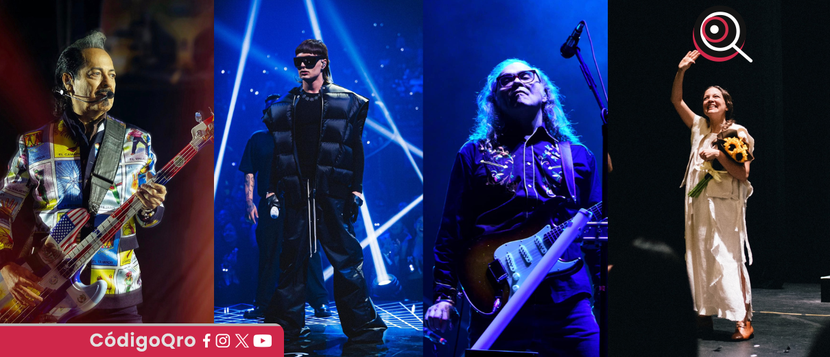 Los Tigres del Norte, Natalia Lafourcade, Peso Pluma, Café Tacvba, artistas mexicanos
