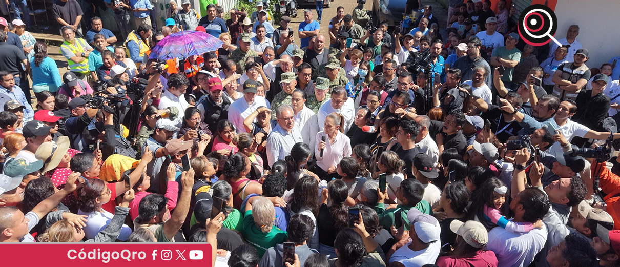 La presidenta Claudia Sheinbaum visitó Veracruz, Puebla e Hidalgo