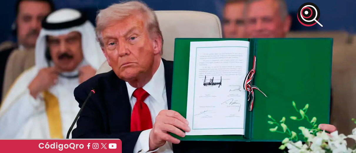 Trump, homólogos, Egipto, Catar, Turquía, firman, fin, guerra, Gaza,