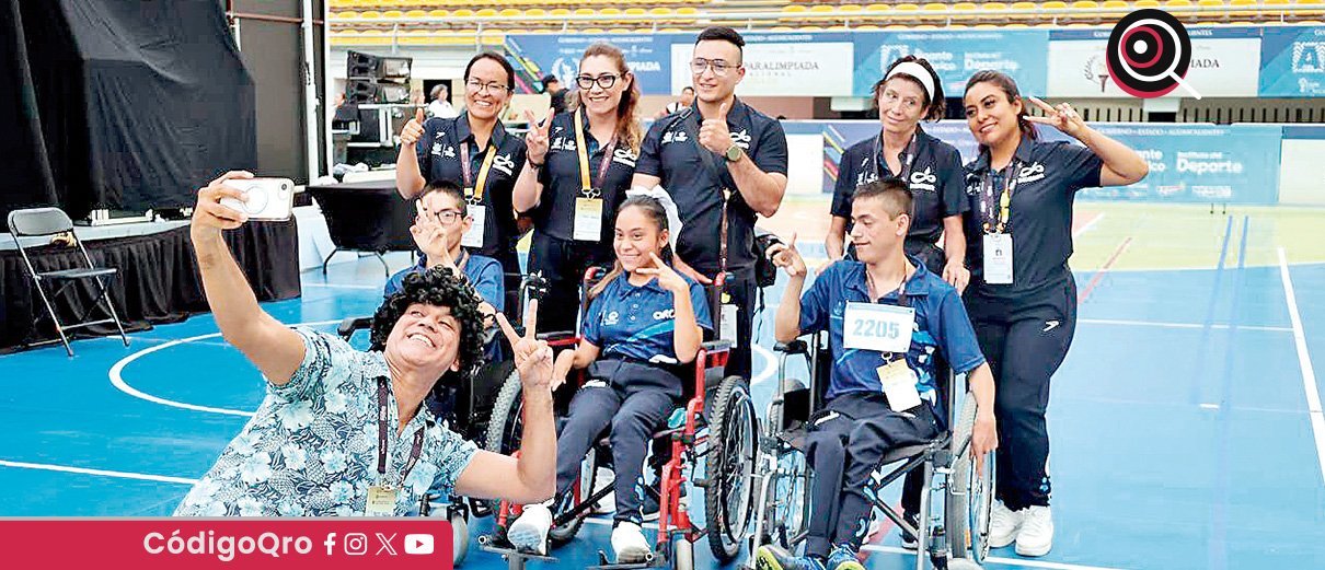 Querétaro tercer lugar Paralimpiada Nacional