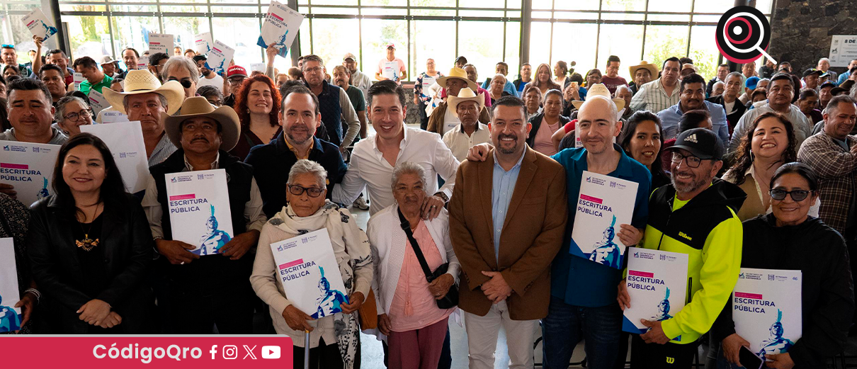 Monsalvo, más de 300, escrituras, familias, 14 comunidades,