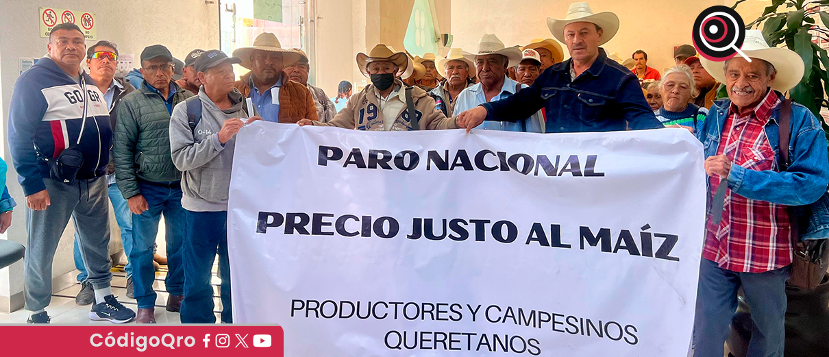 Campesinos piden precio justo para el maíz
