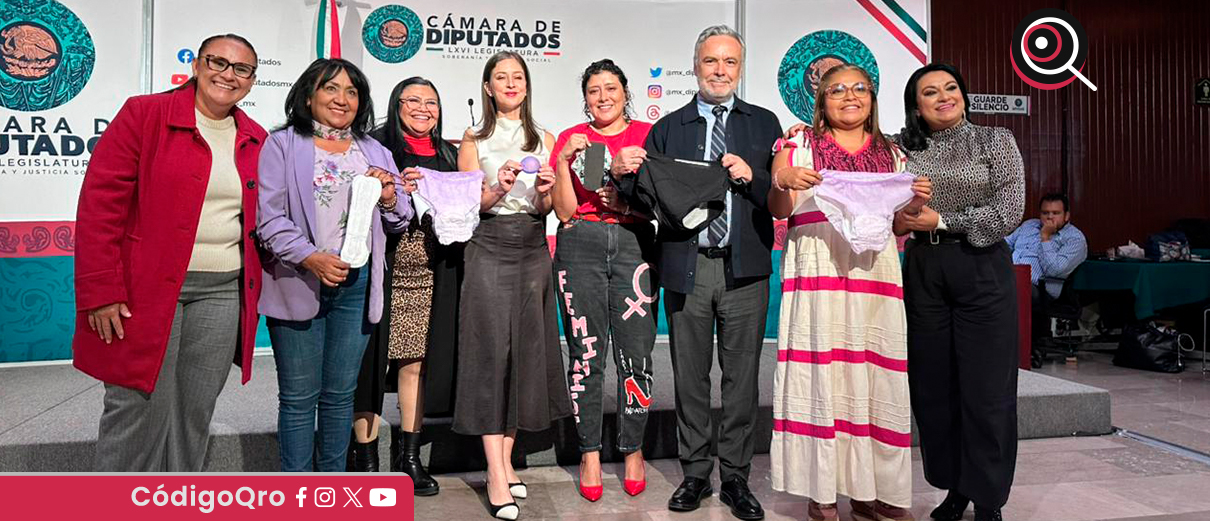 Acuerdan ampliar tasa cero de IVA a productos de gestión menstrual