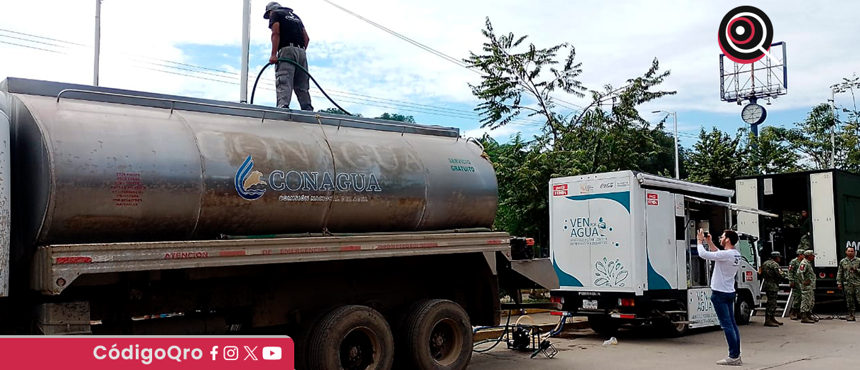 Conagua atiende daños por lluvias en la Huasteca