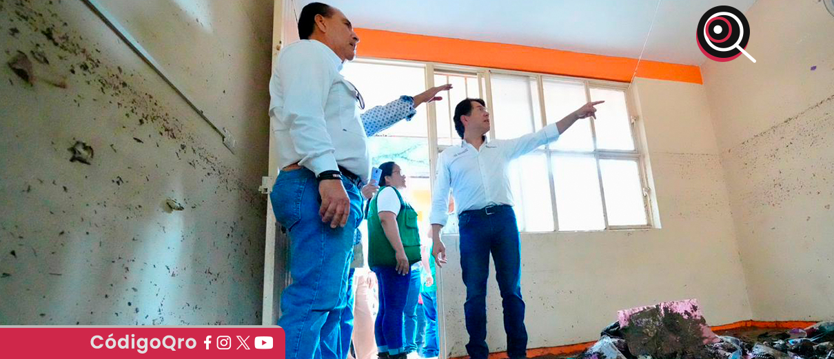 Los daños en escuelas por las lluvias han dejado sin clases a más de 743 mil estudiantes