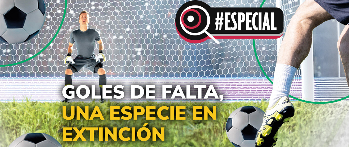 Goles de falta, una especie en extinción