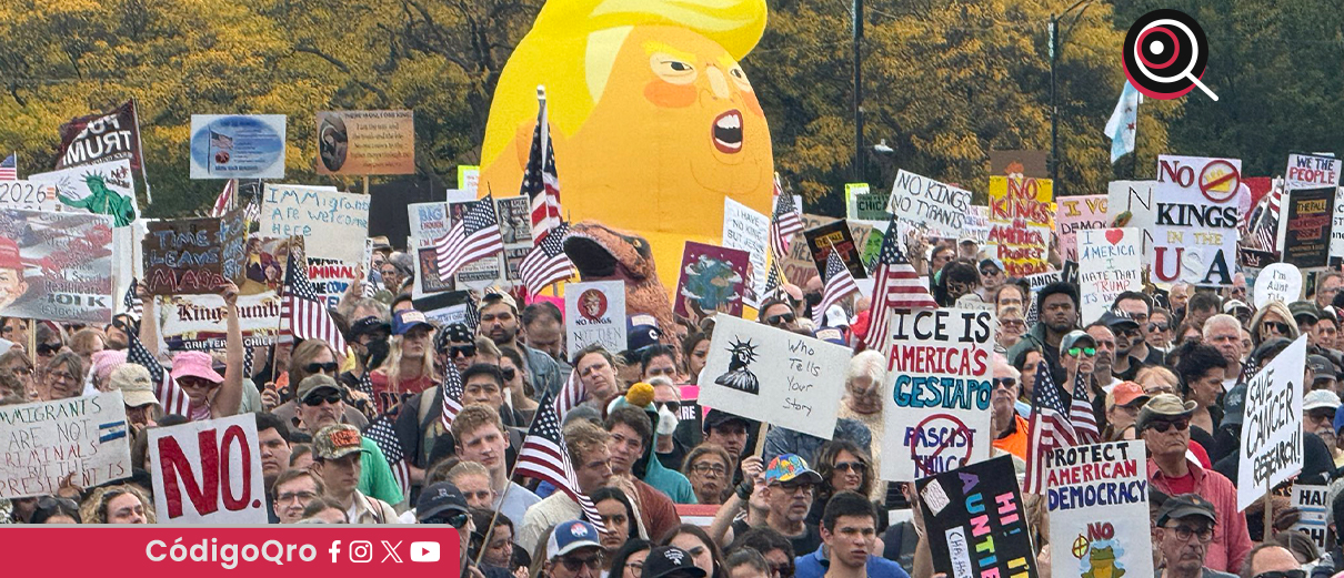 No Kings, millones, protestan, contra, Trump,