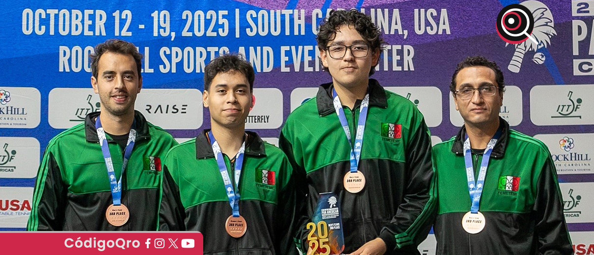 México ganó 4 medallas en el Campeonato Panamericano de Tenis de Mesa