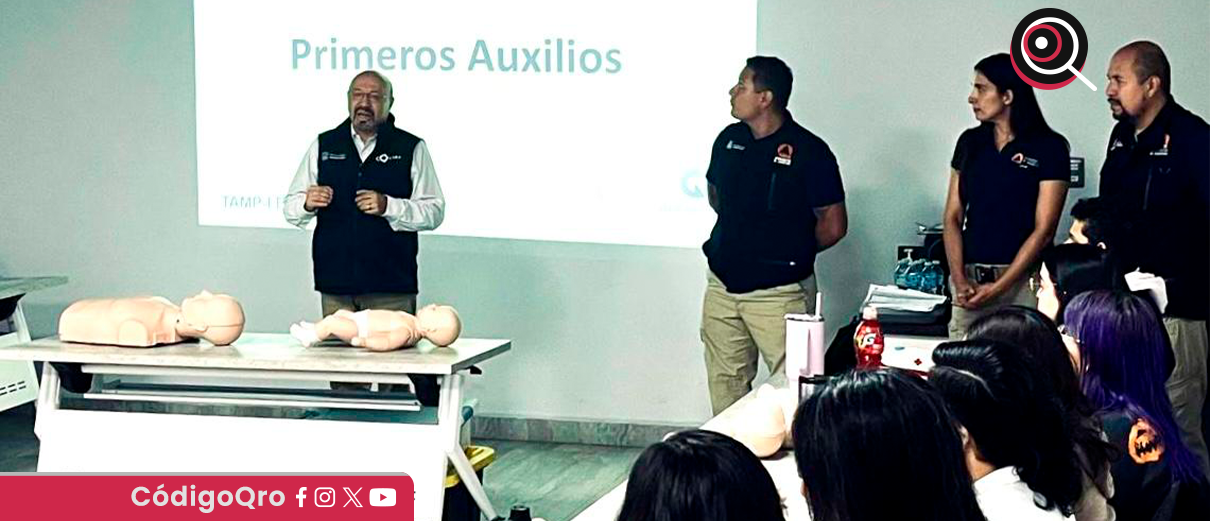 capacitan, primeros auxilios, líneas, emergencia,