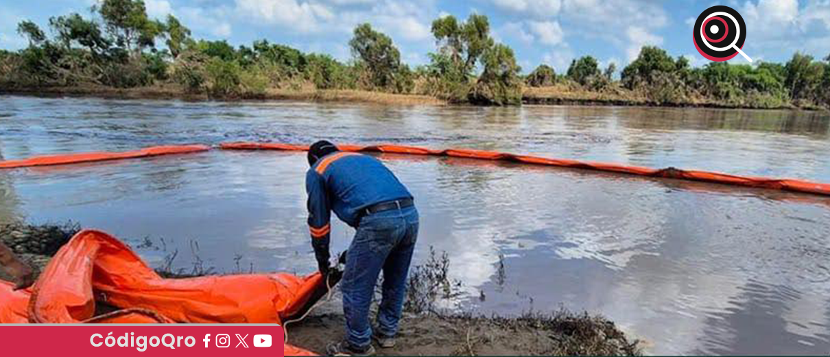 limpieza, río, derrame, hidrocarburo, Veracruz, Semarnat,