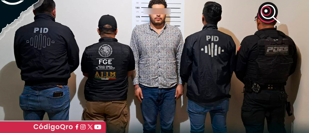 detienen, Centro Sur, hombre, homicidio, Chiapas,