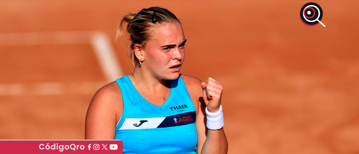 Sara Bejlek avanzó a los cuartos de final del Querétaro Open