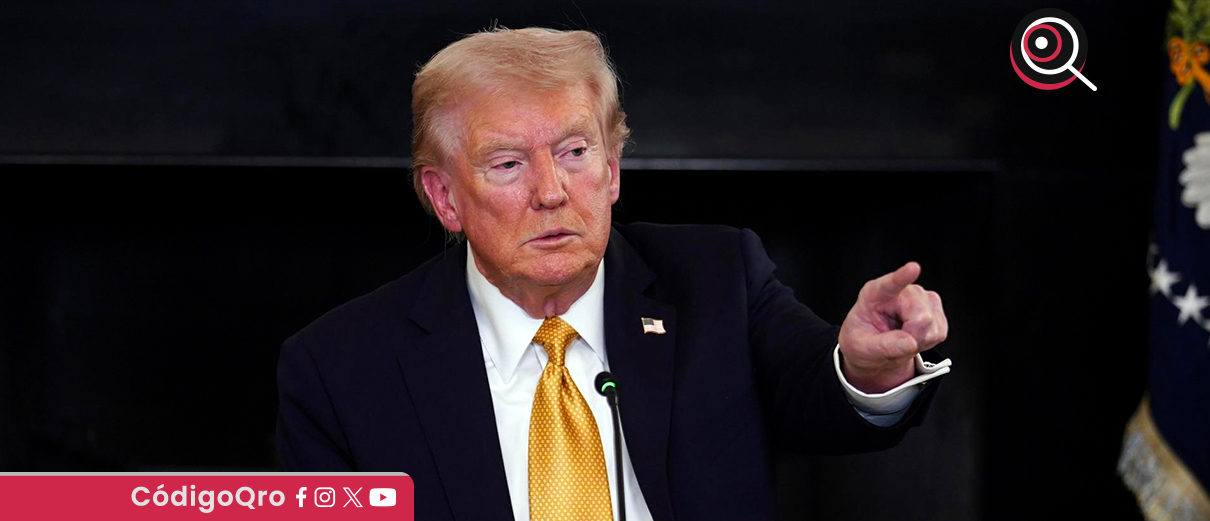 El presidente de Estados Unidos, Donald Trump, volvió a decir que México está controlado por los cárteles