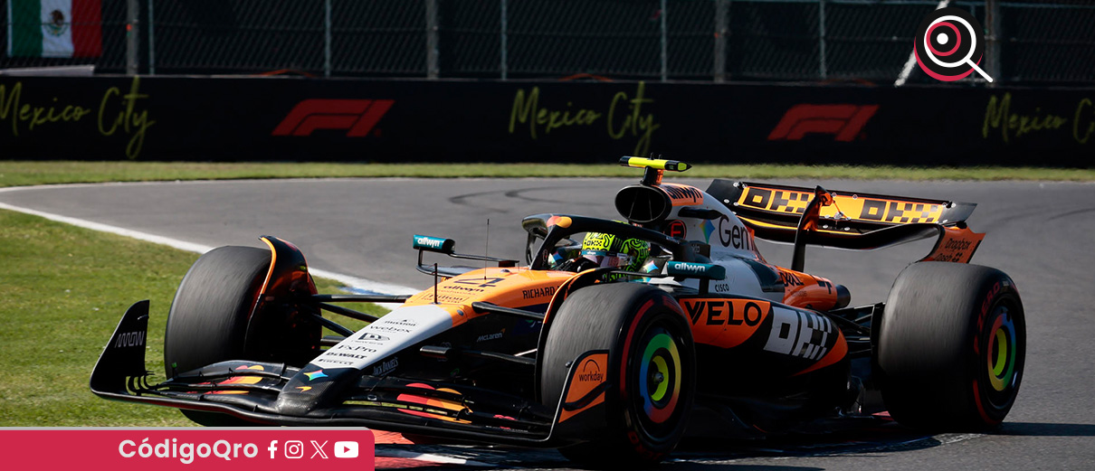 Lando Norris ganó el Gran Premio de la Ciudad de México con una ventaja de 30 segundos